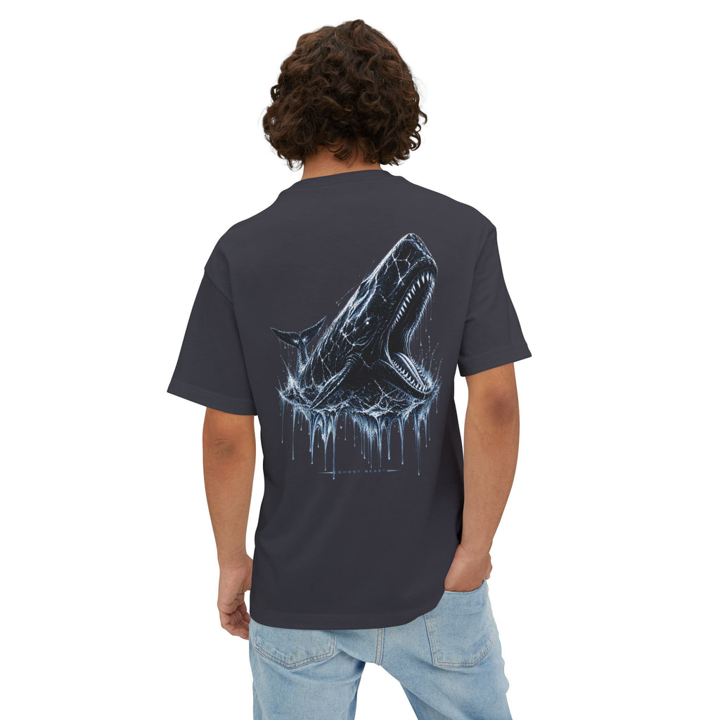 Sperm whale-beast unisex Oversized Boxy Tee