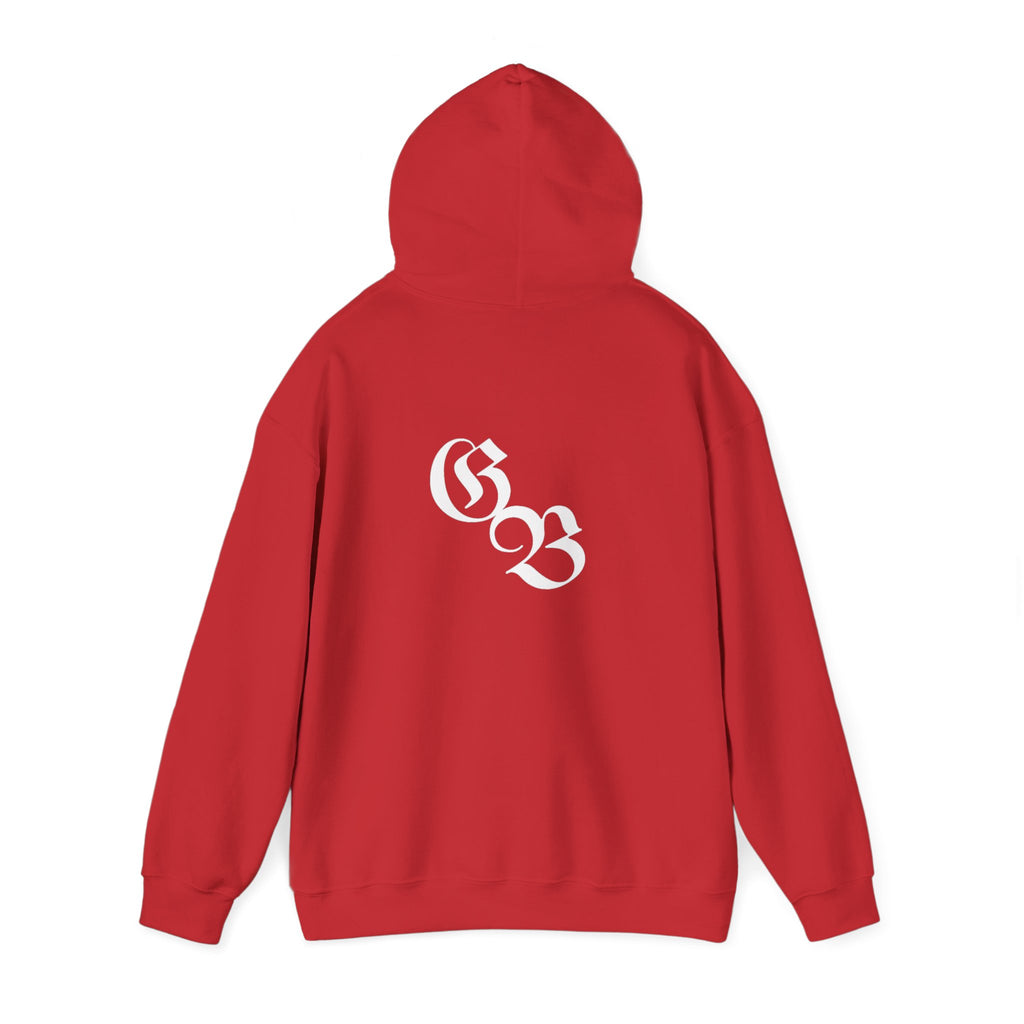 Unisex hoodie, white, alternative design GB, Ghost Beast™