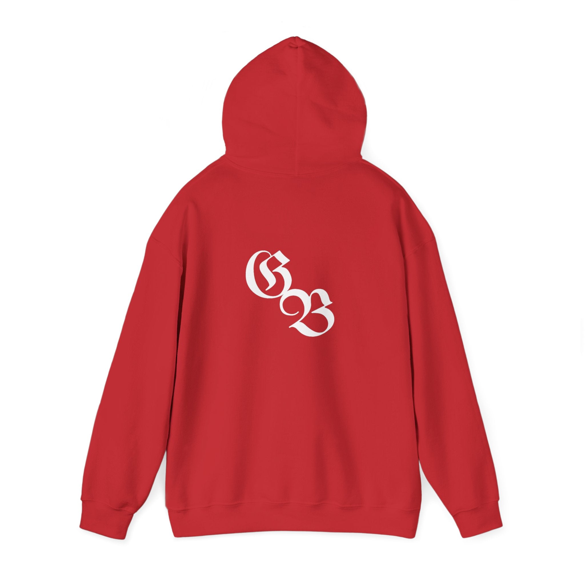 Unisex hoodie, white, alternative design GB, Ghost Beast™
