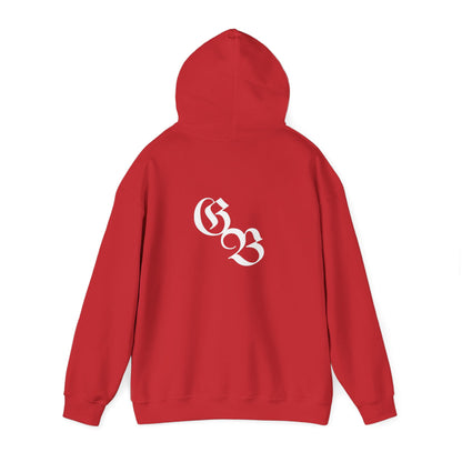 Unisex hoodie, white, alternative design GB, Ghost Beast™