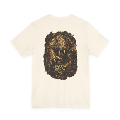 Ghost Beast Graphic Tee – Roaring Tiger Back Print
