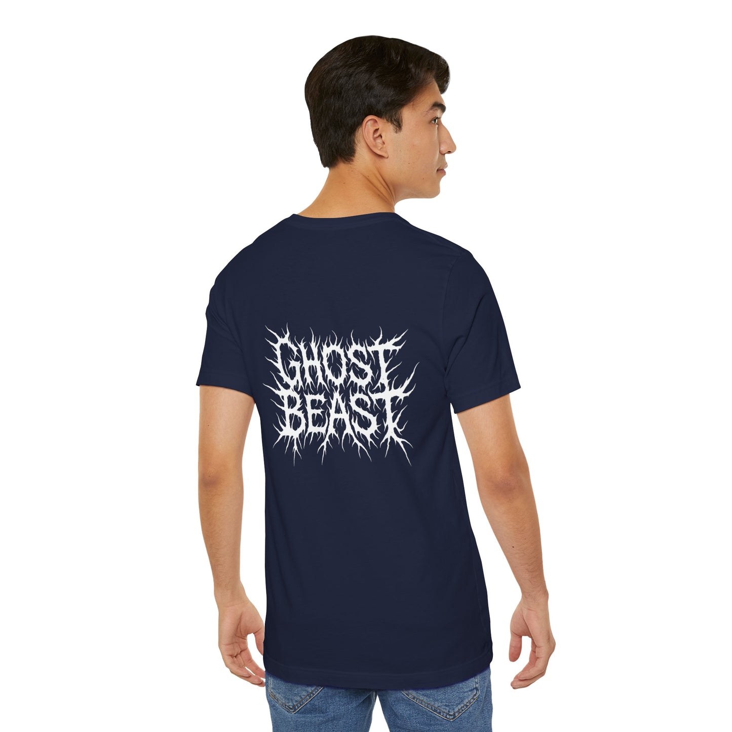 Ghost Beast, Gothic Metal lettering (White)