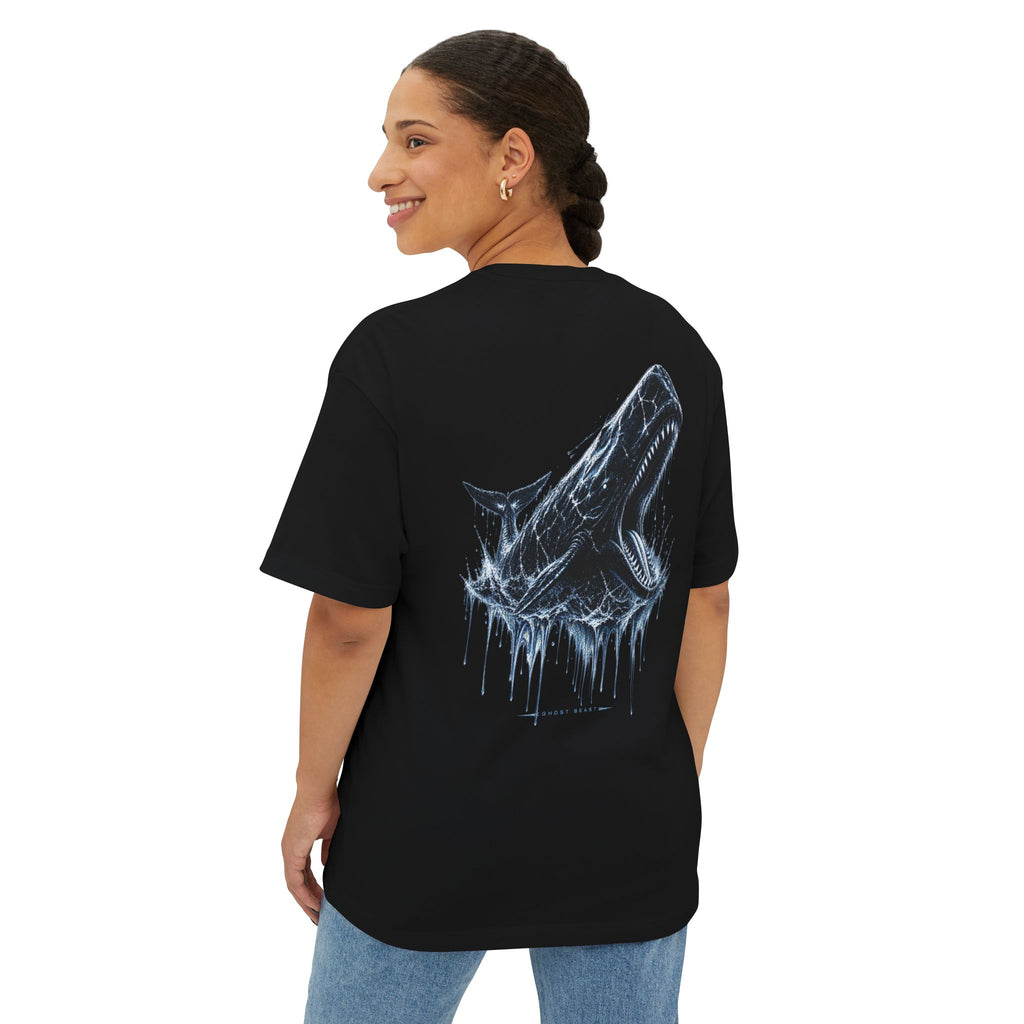 Sperm whale-beast unisex Oversized Boxy Tee