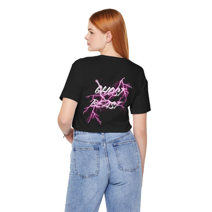 Ghost Beast™ Thunder Unisex T-Shirt (Black with pink)