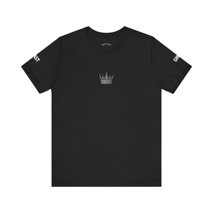 Street Wear Short Sleeve T-Shirt, White Crown, Ghost Beast