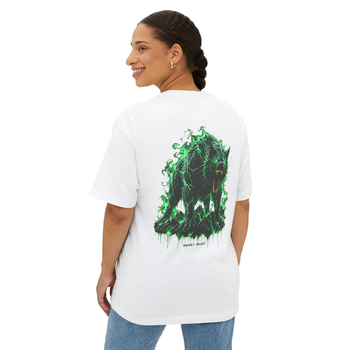 Wolve-beast unisex Oversized Boxy Tee