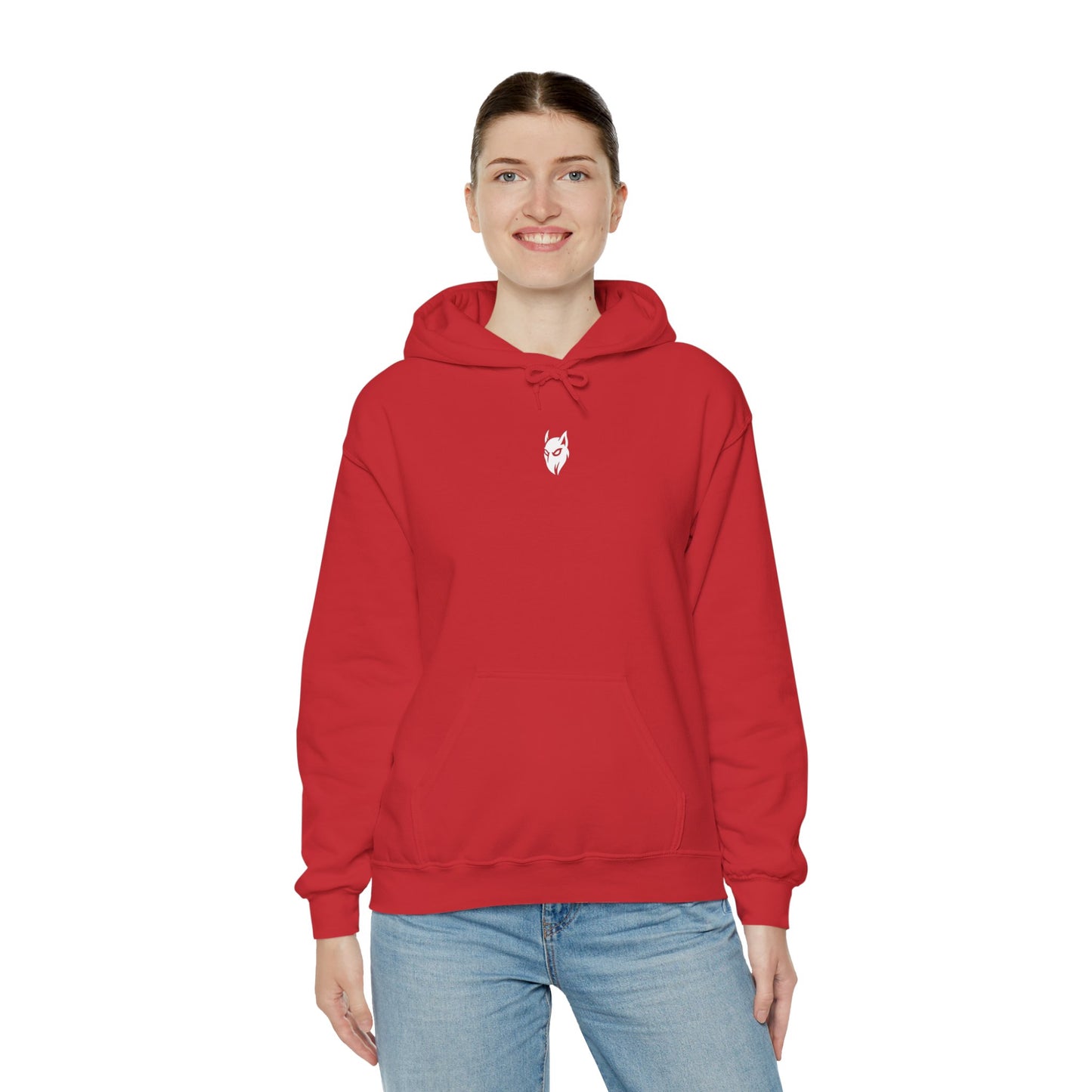 Unisex hoodie, white, alternative design GB, Ghost Beast™