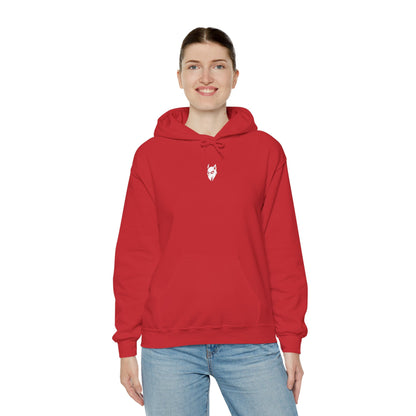 Unisex hoodie, white, alternative design GB, Ghost Beast™
