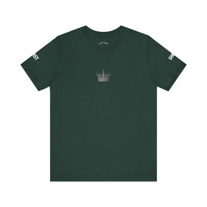 Street Wear Short Sleeve T-Shirt, White Crown, Ghost Beast