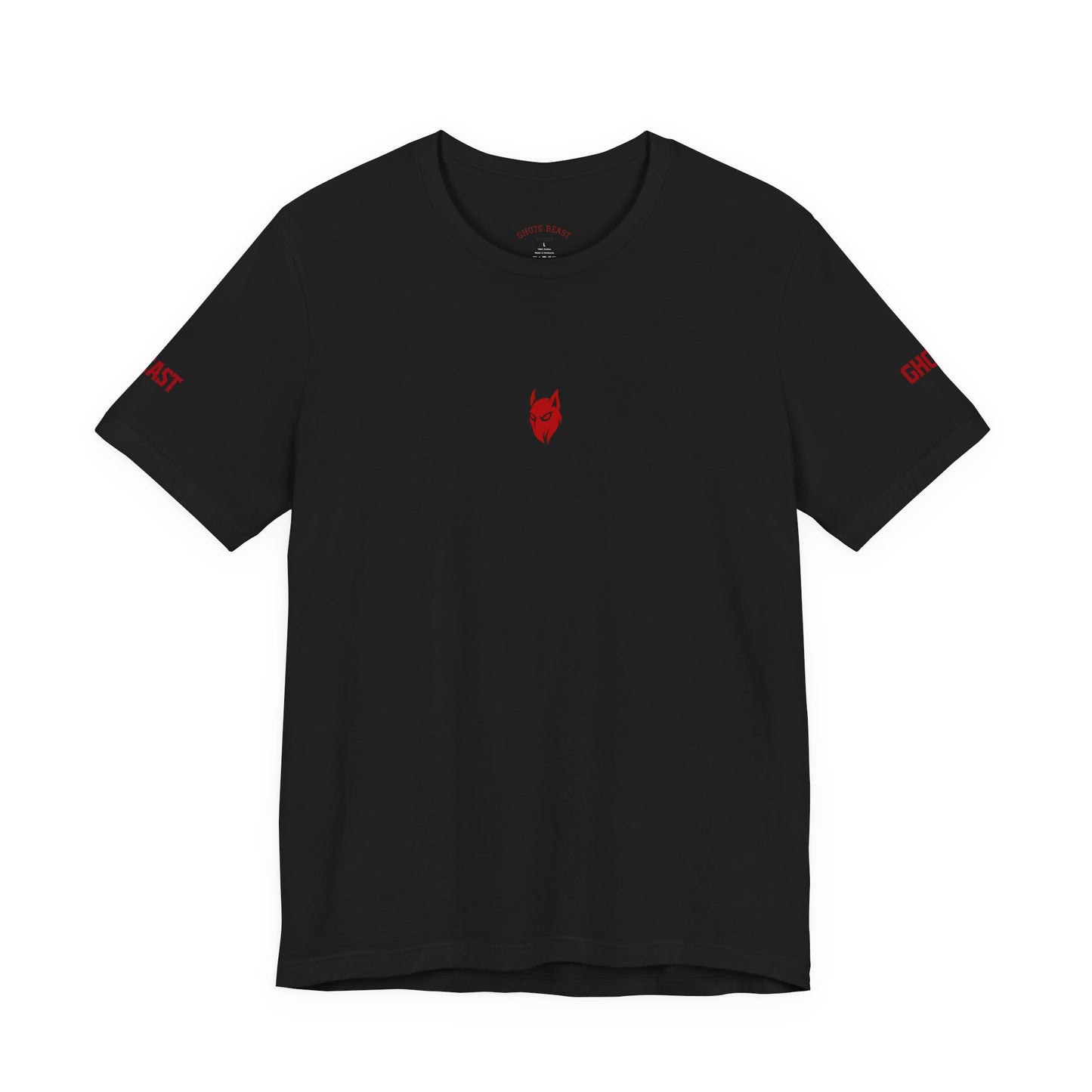 "Blood in the Water" graphic t-shirt with aggressive lettering, Ghost Beast