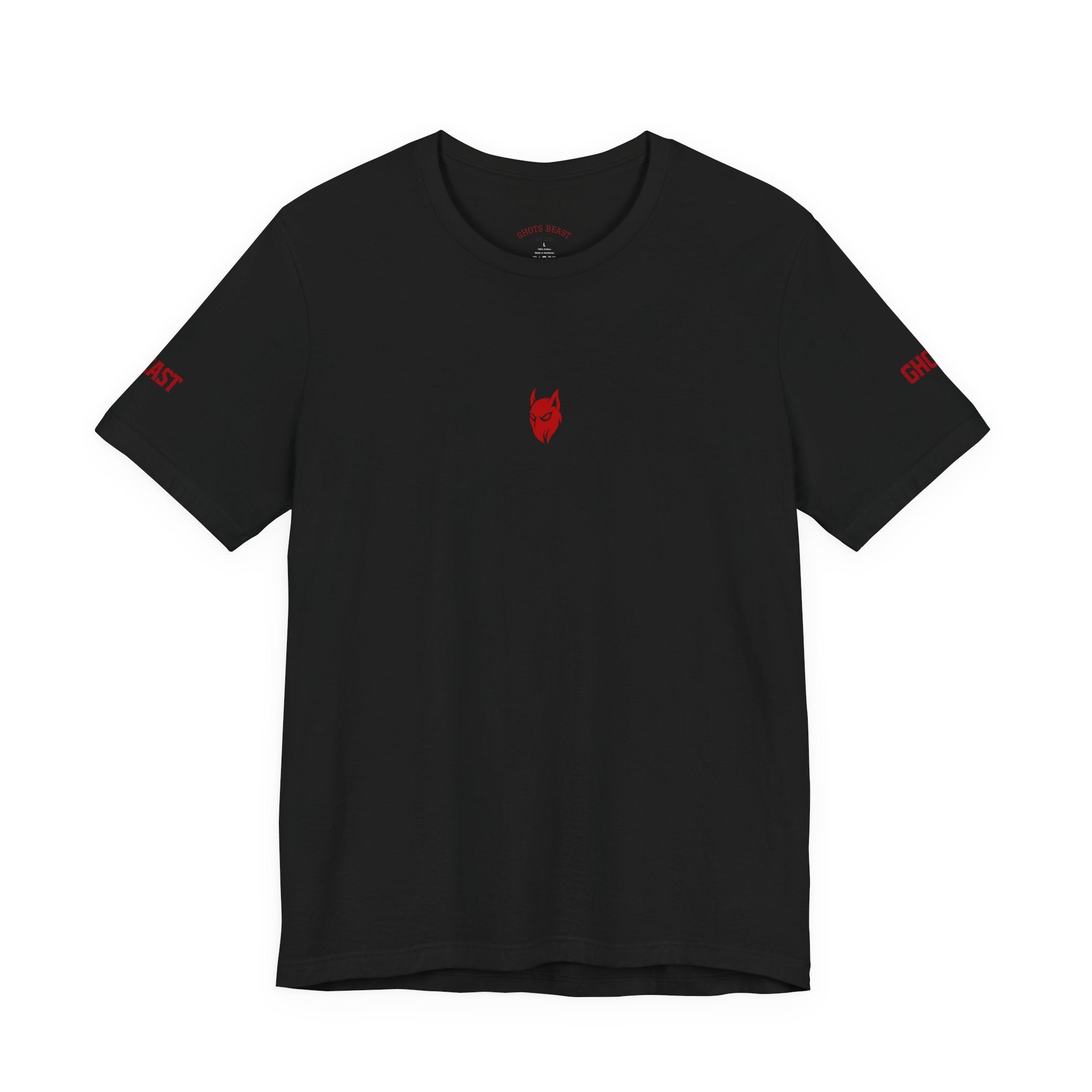 "Blood in the Water" graphic t-shirt with aggressive lettering, Ghost Beast