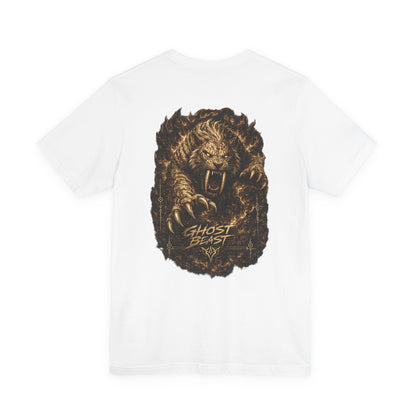 Ghost Beast Graphic Tee – Roaring Tiger Back Print