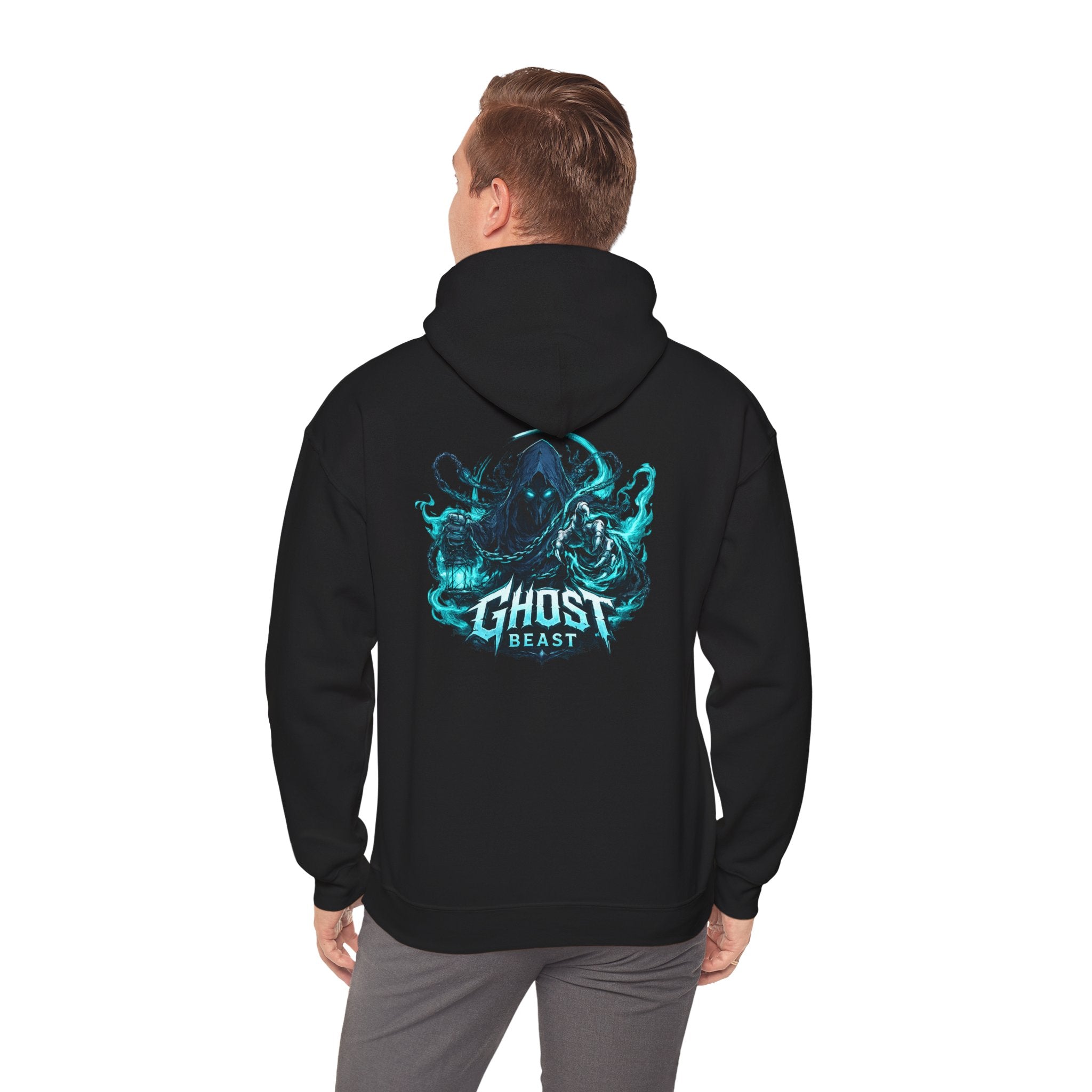 Ghost Beast Hoodie — Dark Fantasy Creature Graphic Pullover