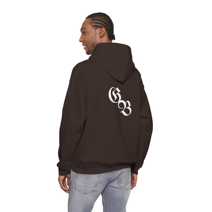 Unisex hoodie, white, alternative design GB, Ghost Beast™