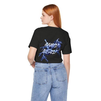 Ghost Beast™ Thunder Unisex T-Shirt (Black with Dark Blue)
