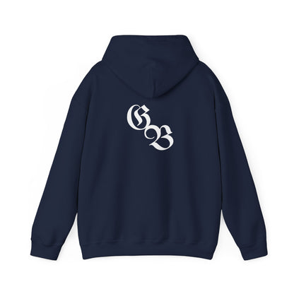 Unisex hoodie, white, alternative design GB, Ghost Beast™