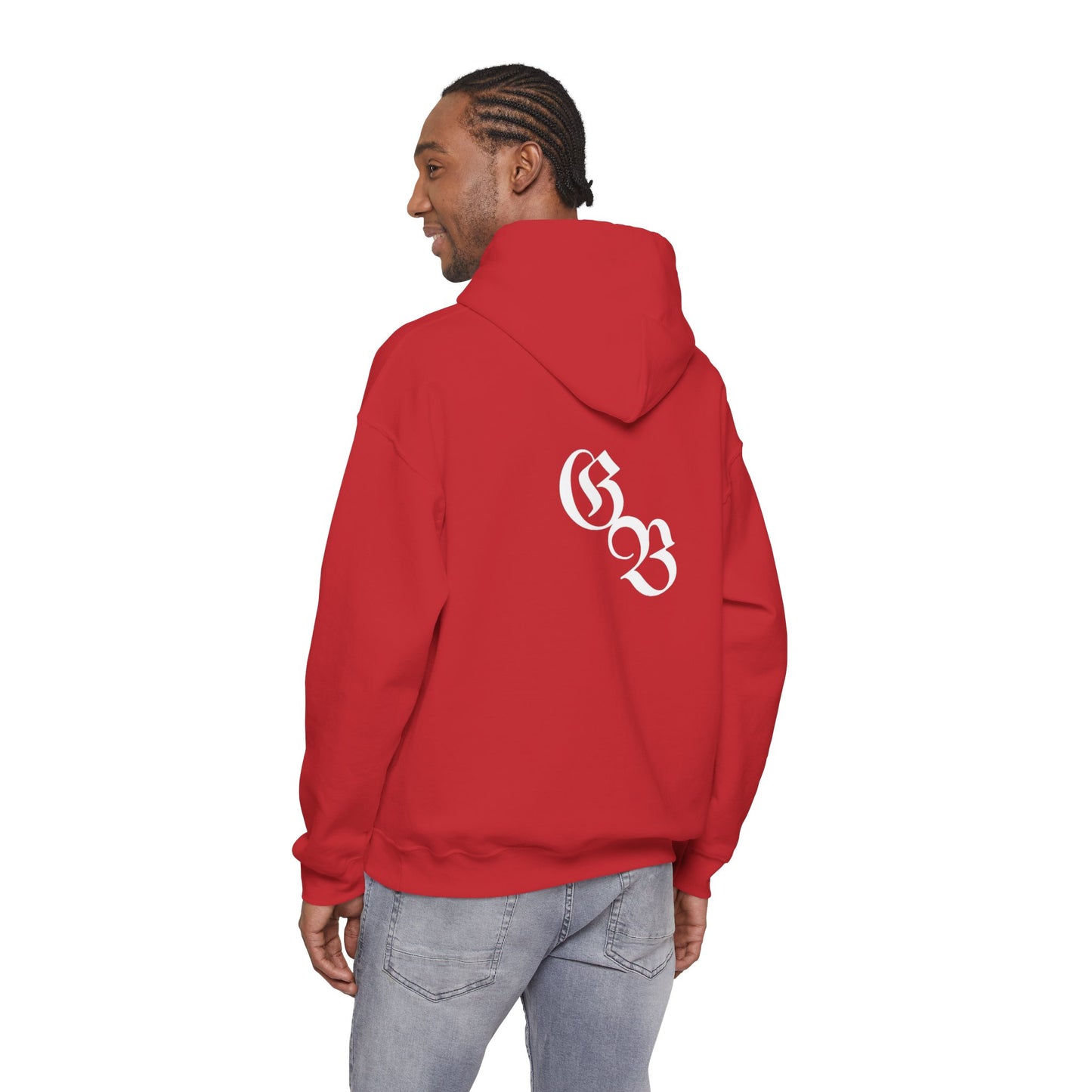 Unisex hoodie, white, alternative design GB, Ghost Beast™