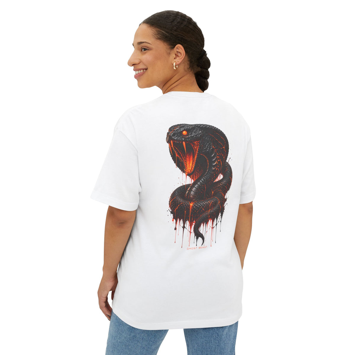 Cobra-beast unisex Oversized Boxy Tee