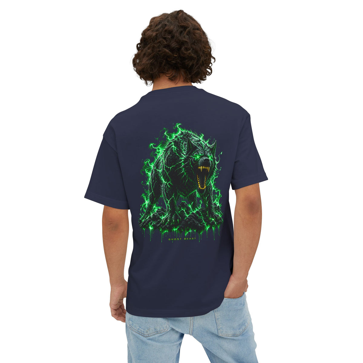 Wolve-beast unisex Oversized Boxy Tee