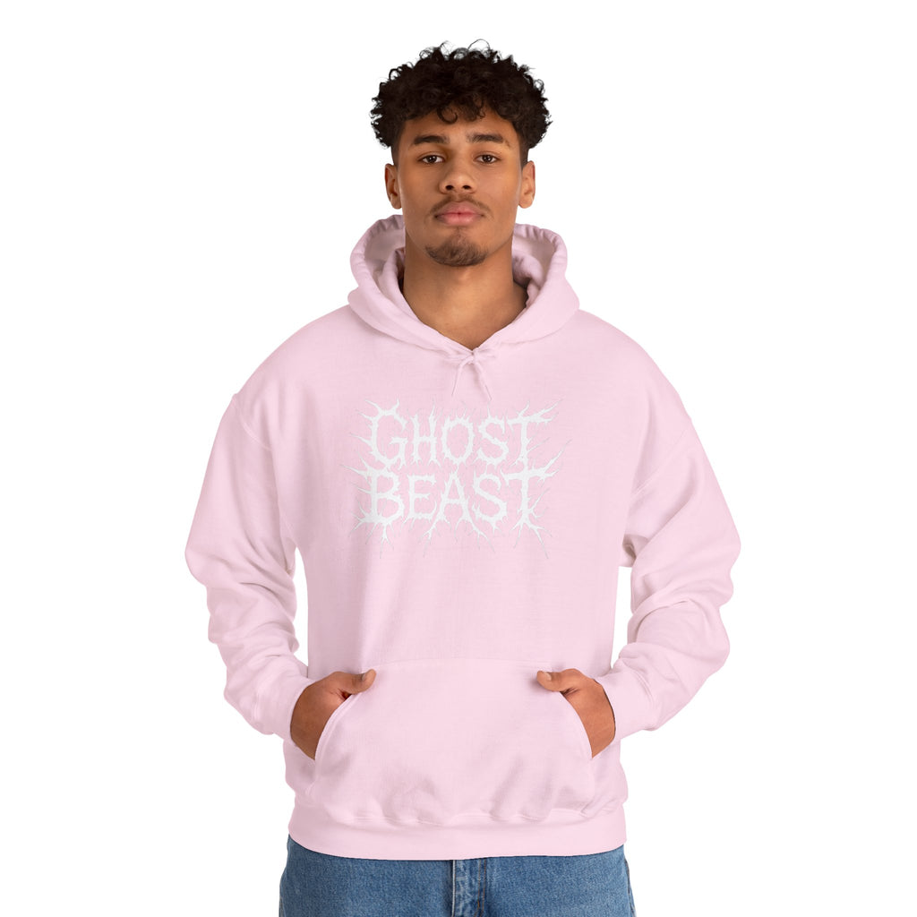 Ghost Beast Hoodie, Gothic Metal lettering, Unisex Vol 2