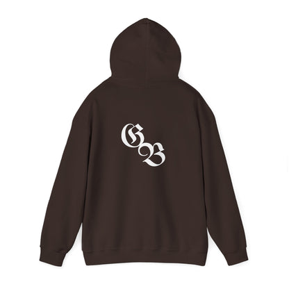 Unisex hoodie, white, alternative design GB, Ghost Beast™