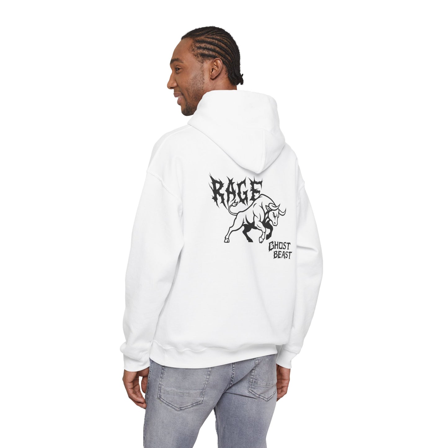 Ghost Beast 'RAGE' Hoodie, unisex
