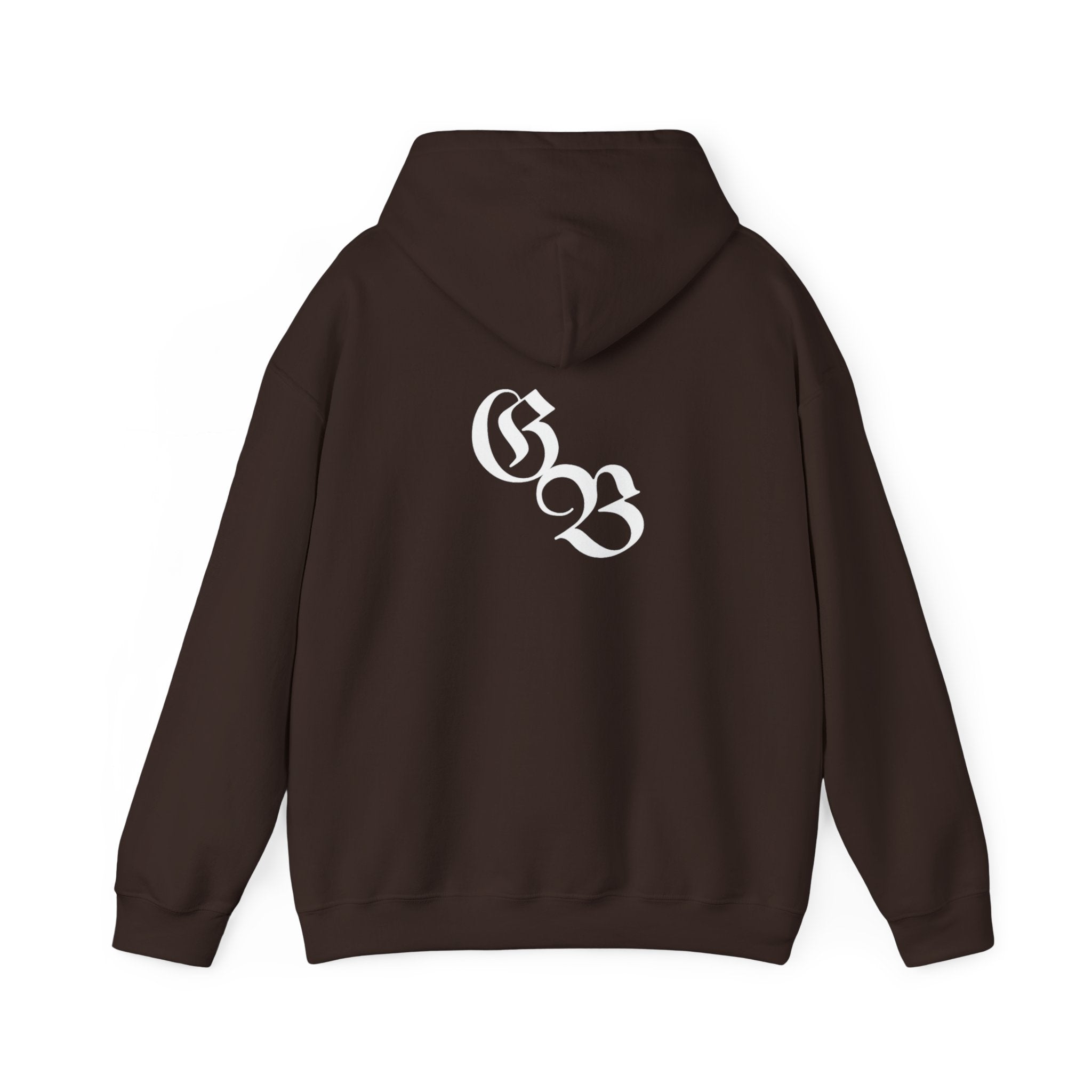 Unisex hoodie, white, alternative design GB, Ghost Beast™