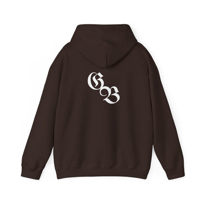Unisex hoodie, white, alternative design GB, Ghost Beast™