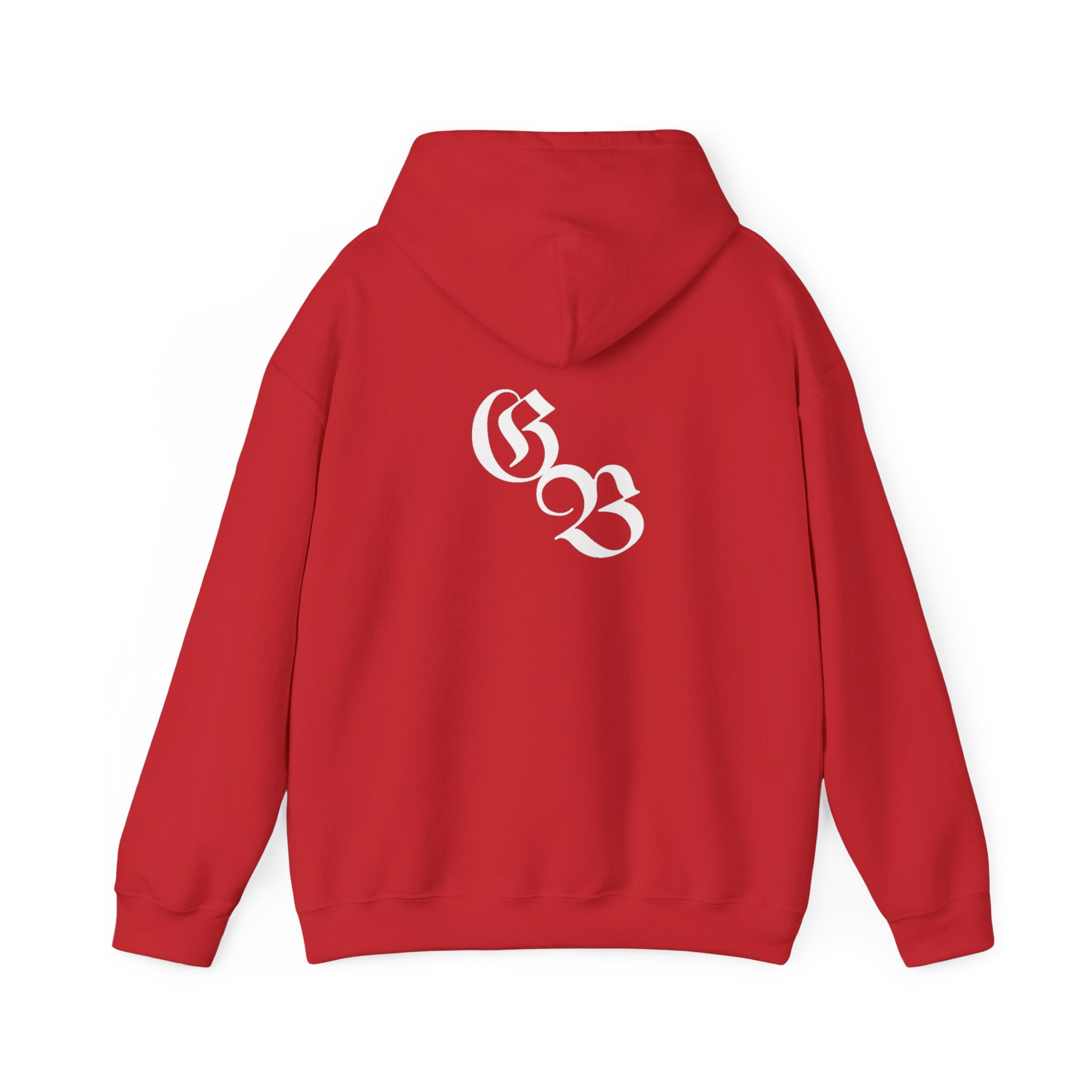 Unisex hoodie, white, alternative design GB, Ghost Beast™