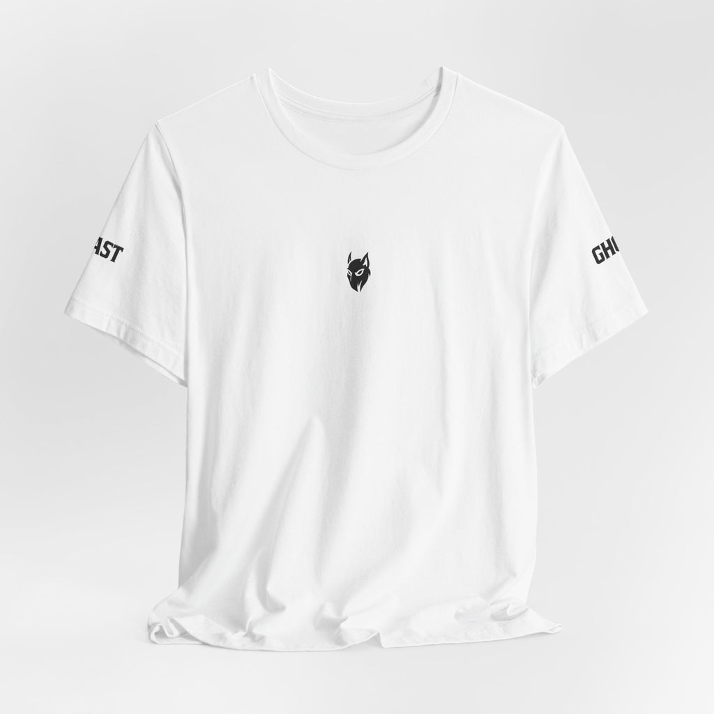 "Ghost Beast Legend" graphic t-shirt with animated lettering