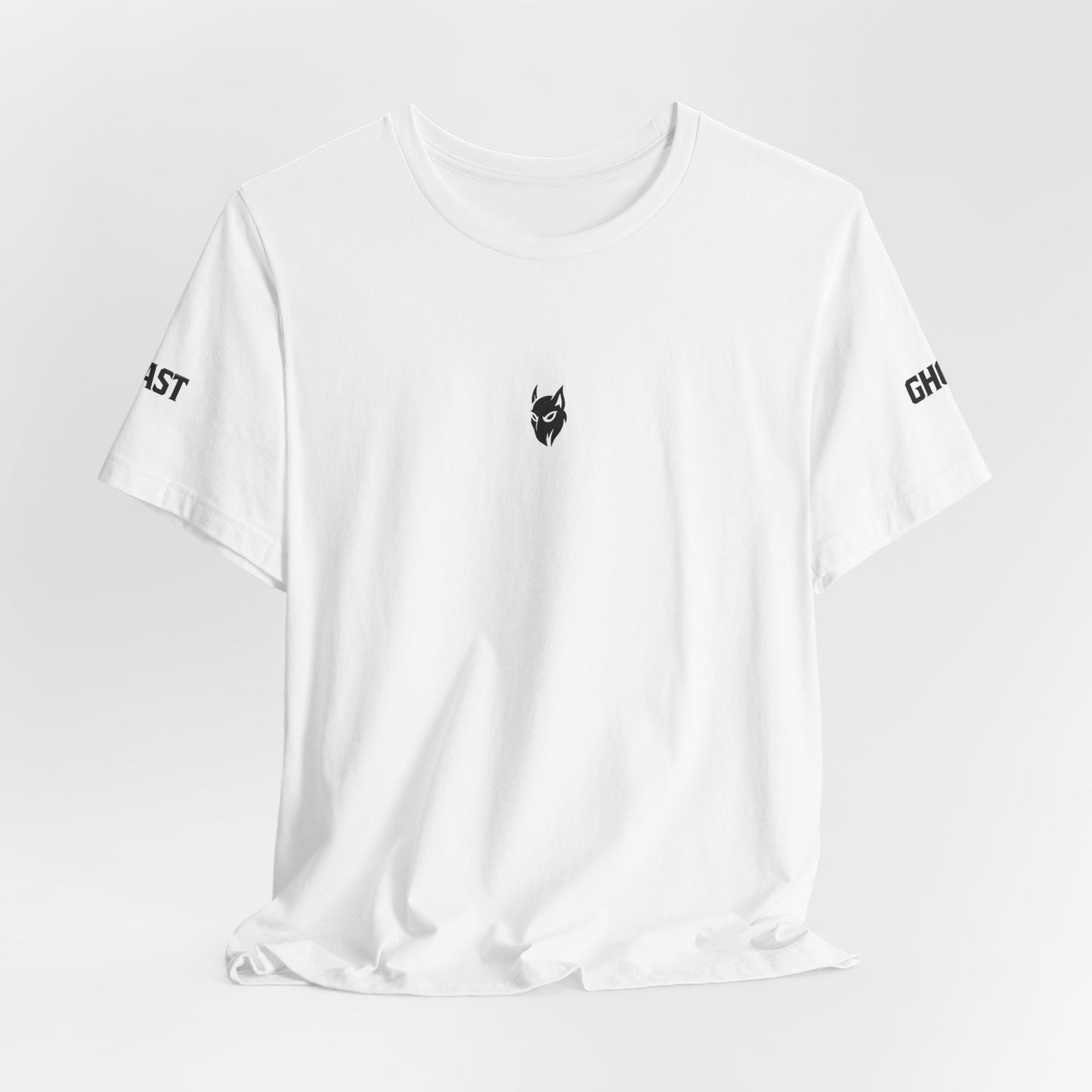 "Ghost Beast Legend" graphic t-shirt with animated lettering