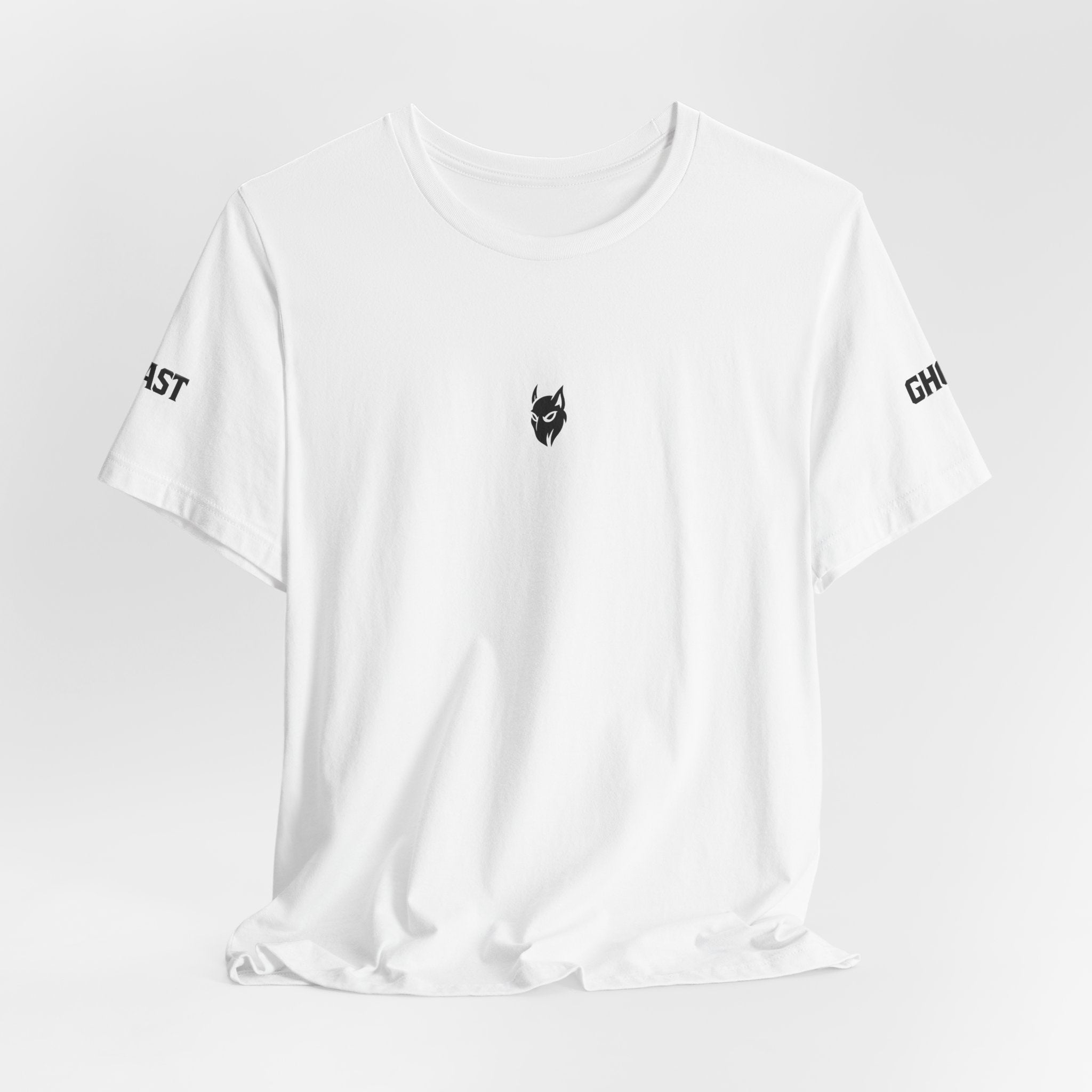 "Ghost Beast Legend" graphic t-shirt with animated lettering