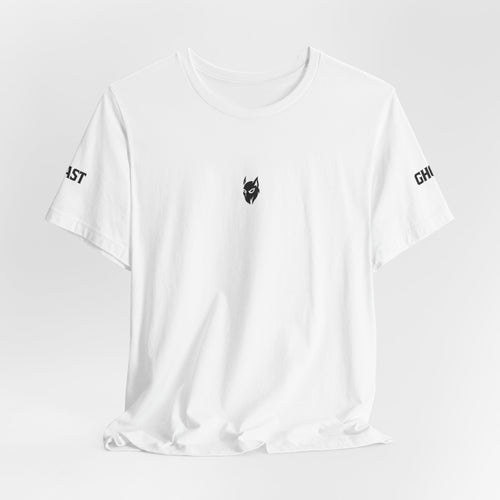 "Ghost Beast Legend" graphic t-shirt with animated lettering