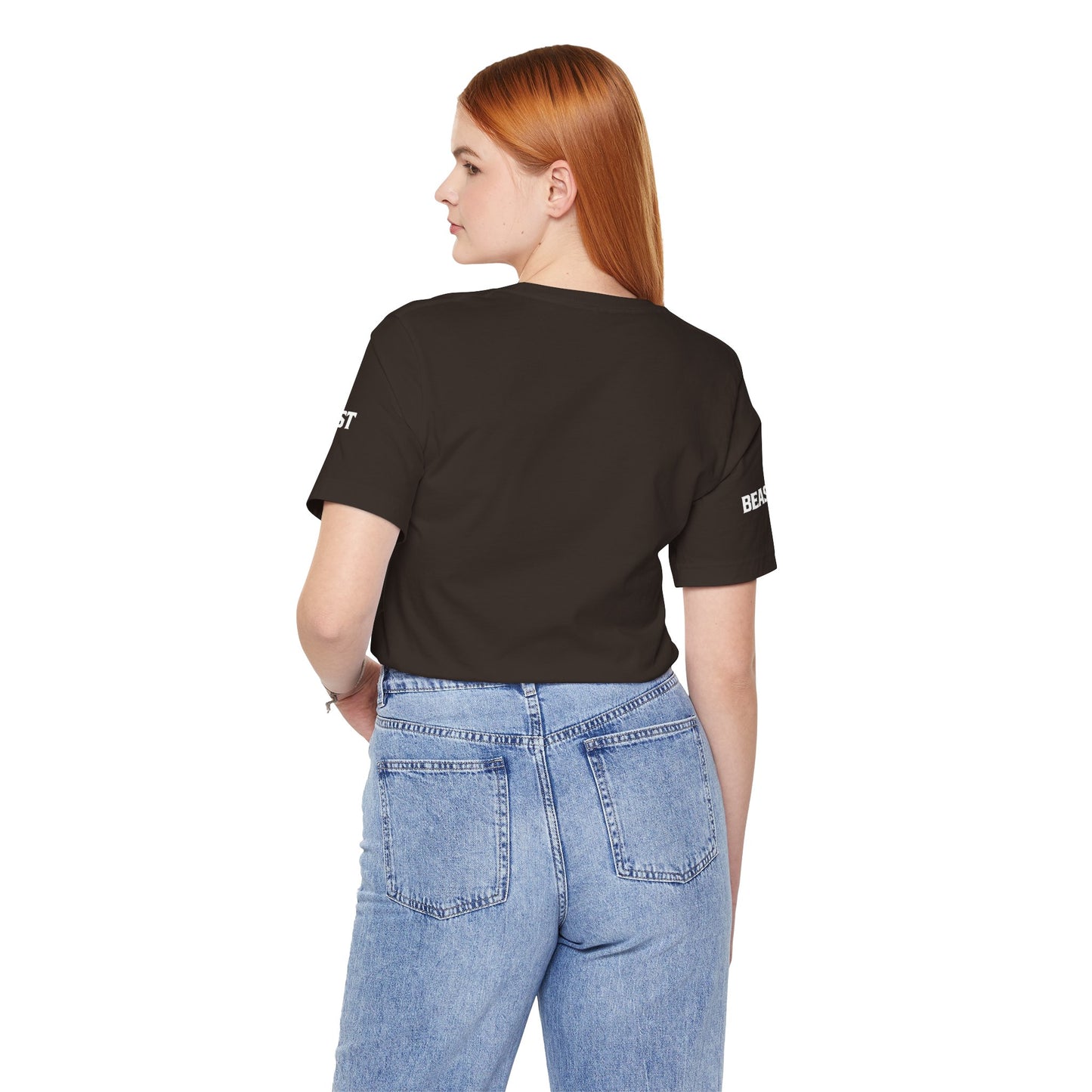 Street Wear Short Sleeve T-Shirt, White Crown, Ghost Beast
