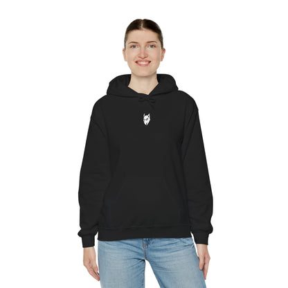 Unisex hoodie, white, alternative design GB, Ghost Beast™