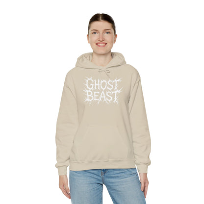 Ghost Beast Hoodie, Gothic Metal lettering, Unisex Vol 2