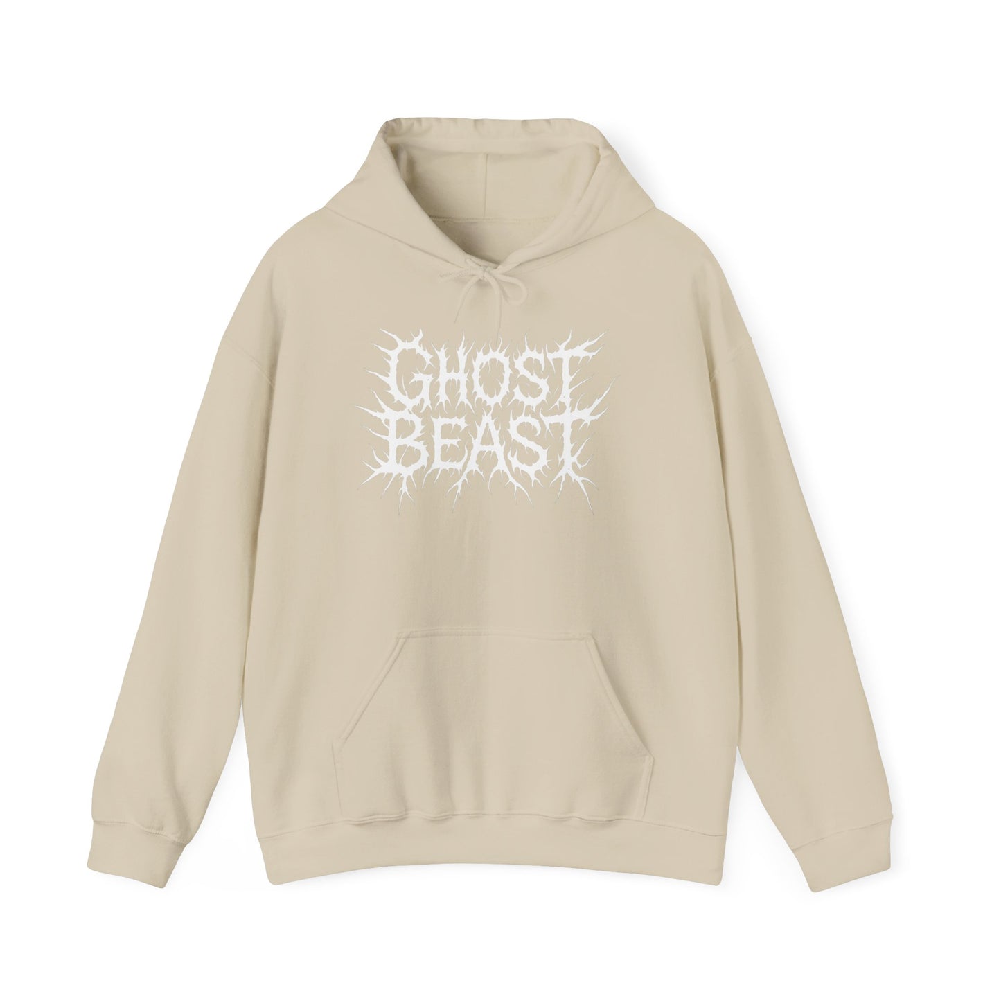 Ghost Beast Hoodie, Gothic Metal lettering, Unisex Vol 2