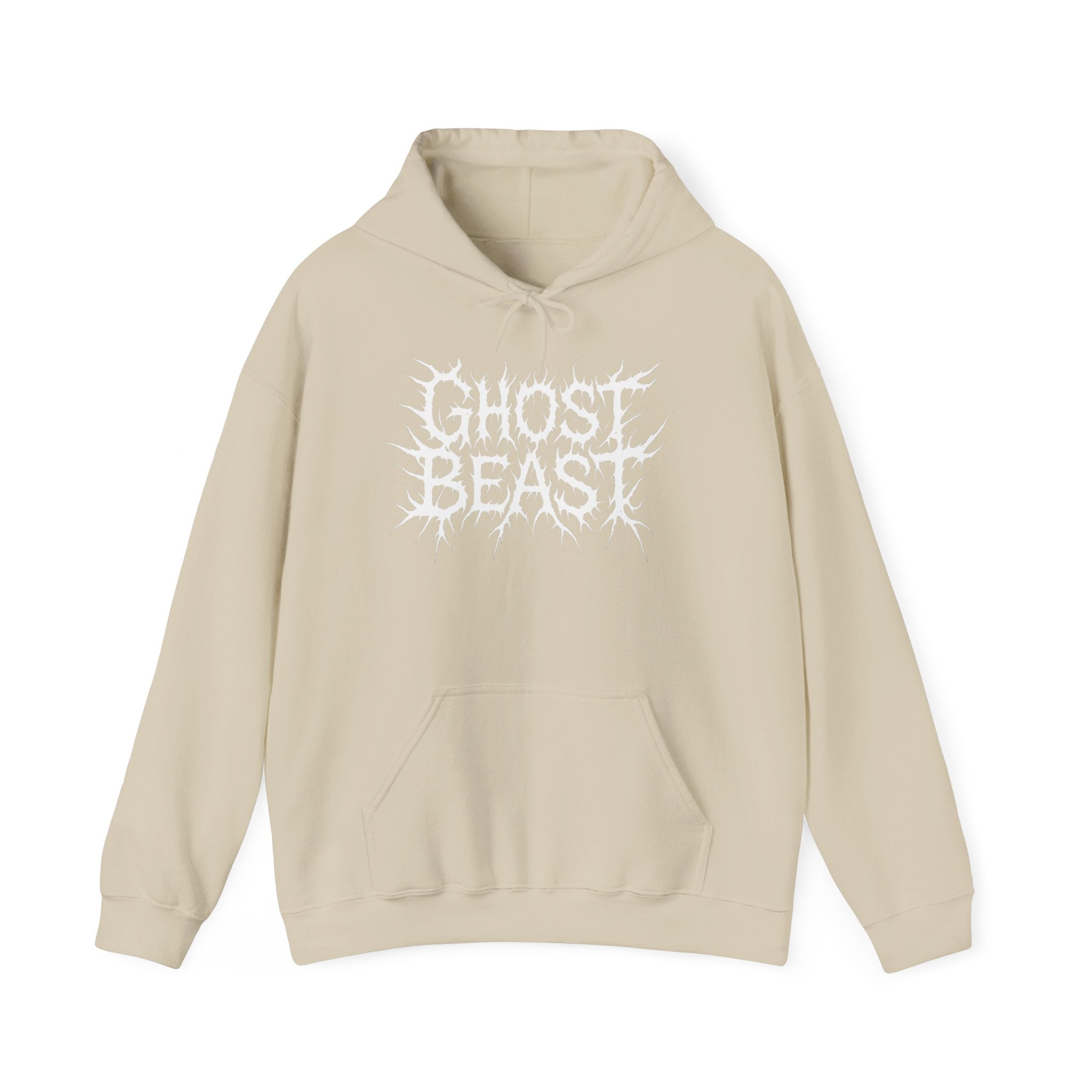 Ghost Beast Hoodie, Gothic Metal lettering, Unisex Vol 2