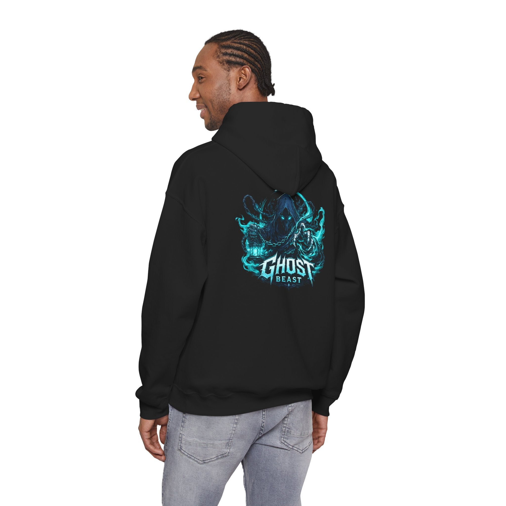 Ghost Beast Hoodie — Dark Fantasy Creature Graphic Pullover