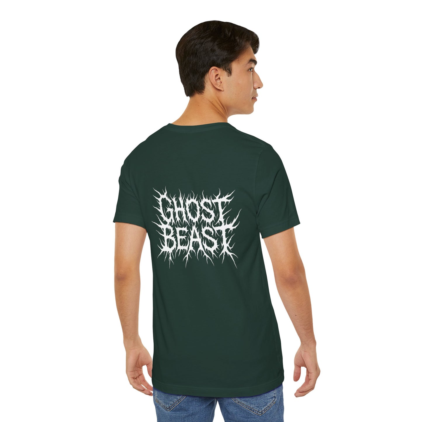 Ghost Beast, Gothic Metal lettering (White)