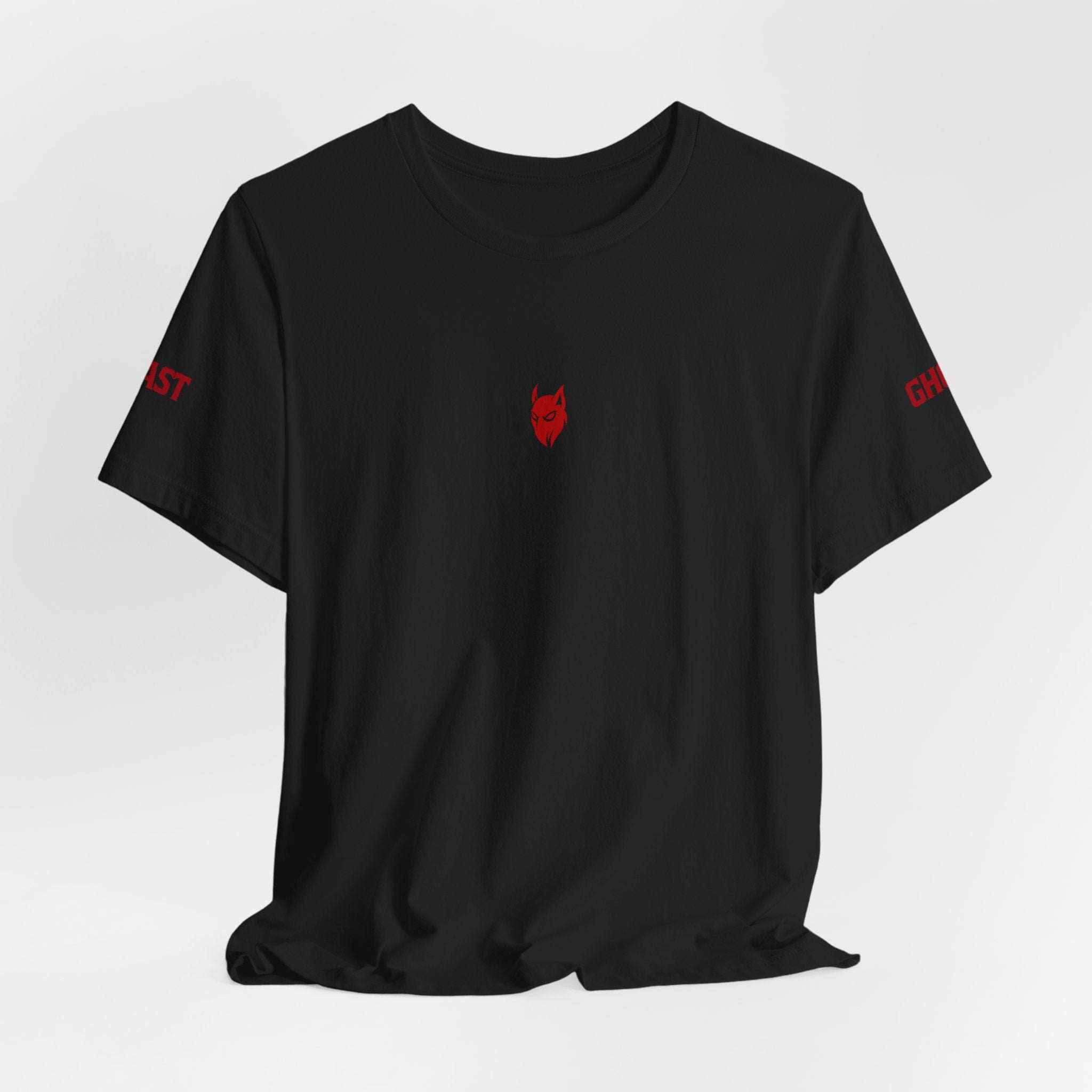"Blood in the Water" graphic t-shirt with aggressive lettering, Ghost Beast