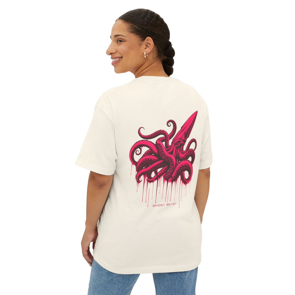 Squid-beast unisex Oversized Boxy Tee