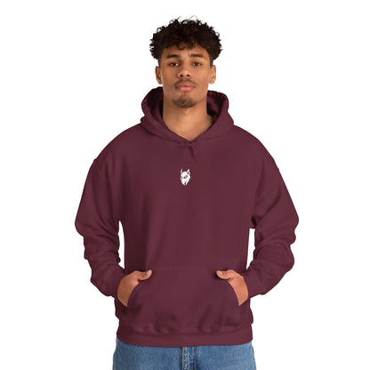 Unisex hoodie, white, alternative design GB, Ghost Beast™